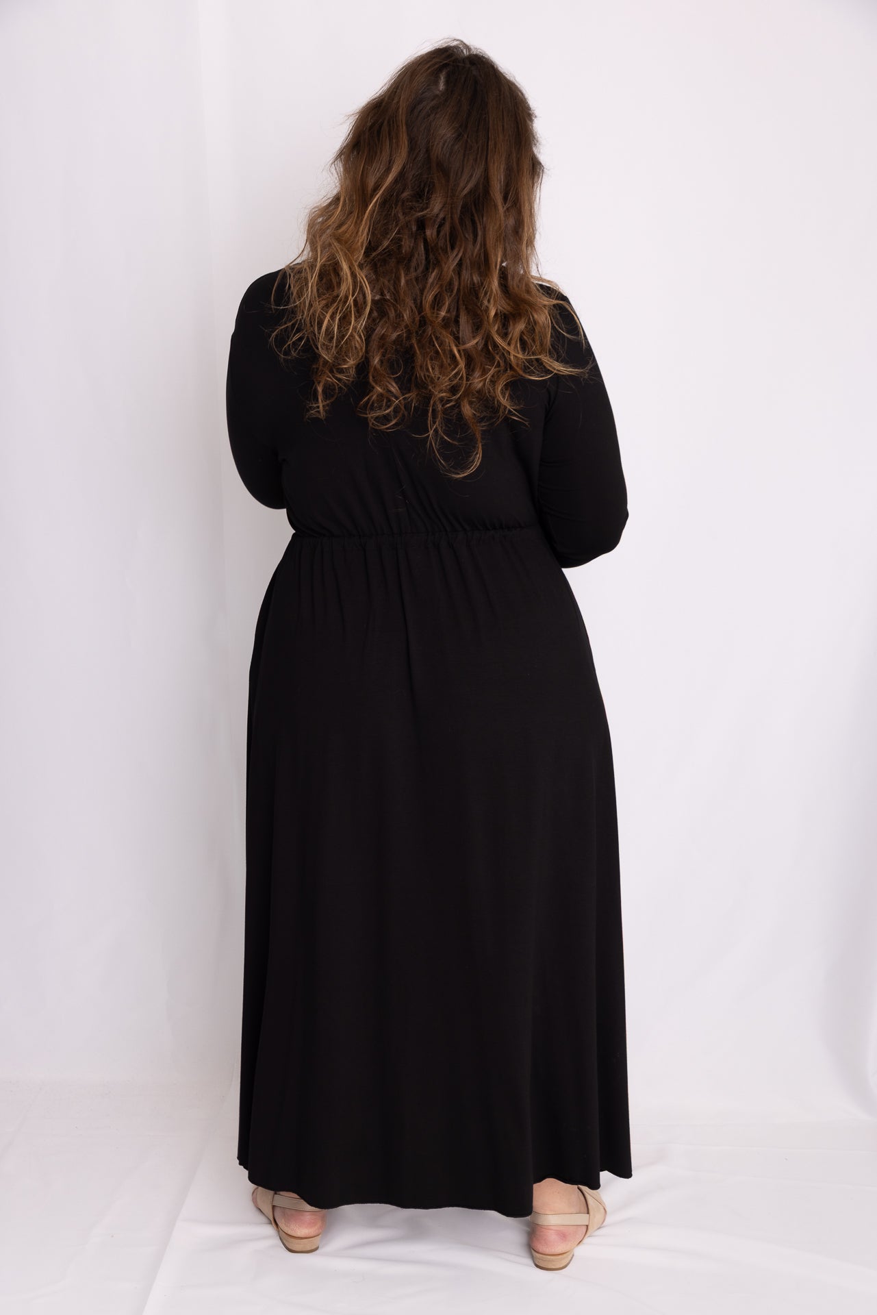 שמלת אני נינה -שחור ארוך