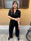 אוברול זרקתי על עצמי משהו - שחור קצר