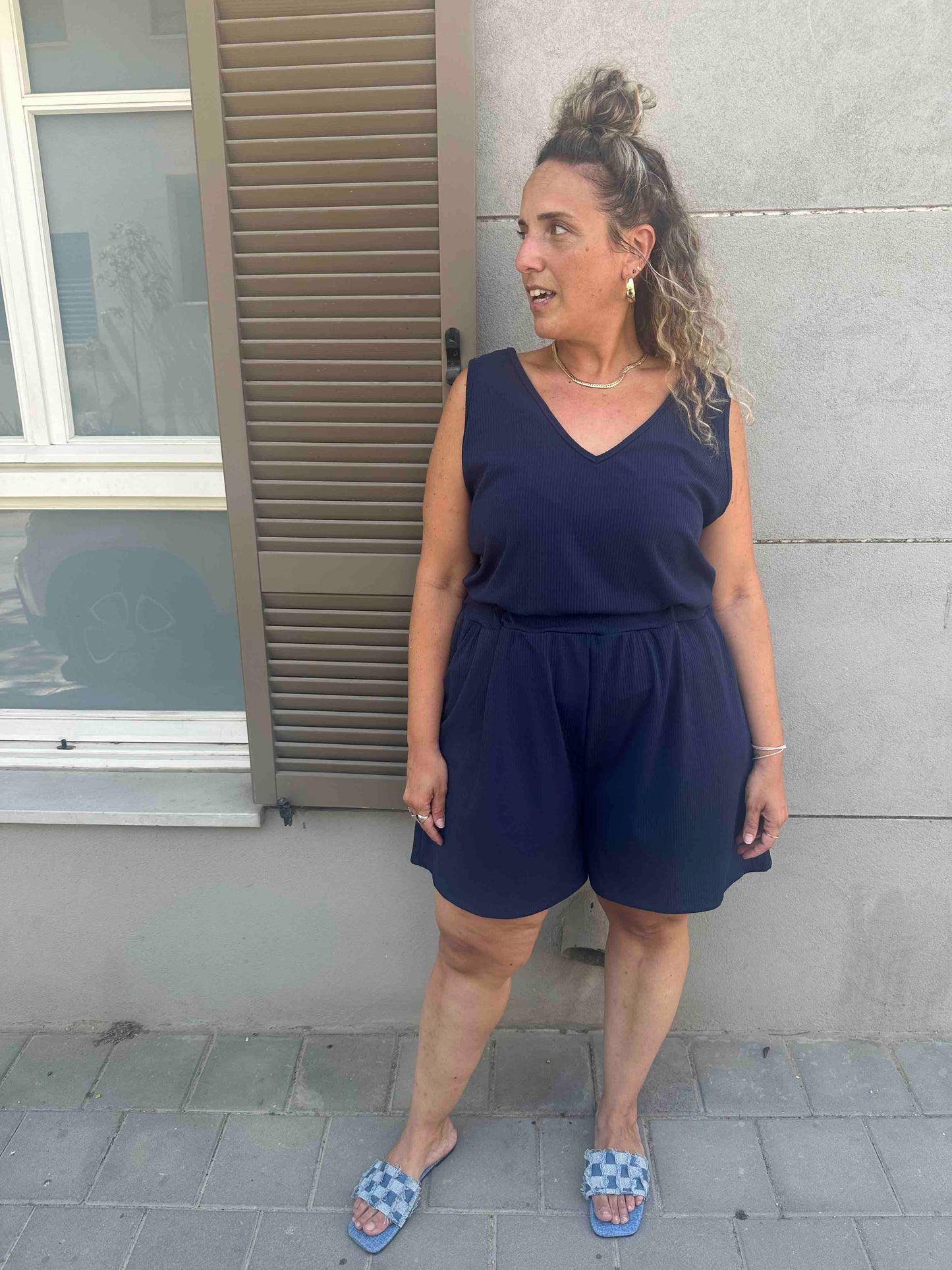 אוברול אמבוש- כחול ככה