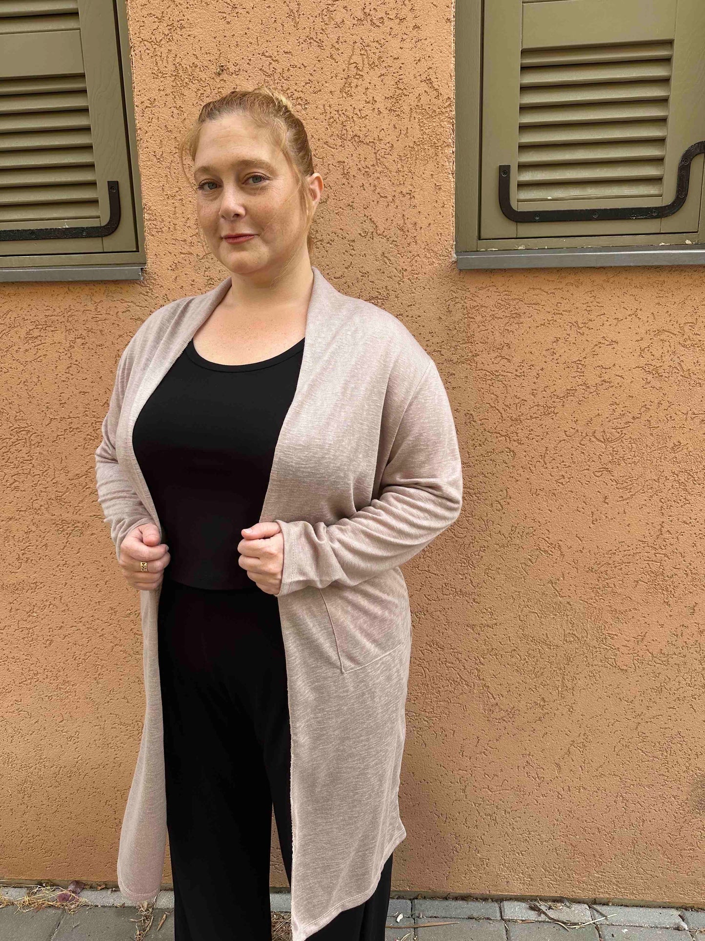 עליונית קימונו שמיכי -בג׳ סריג