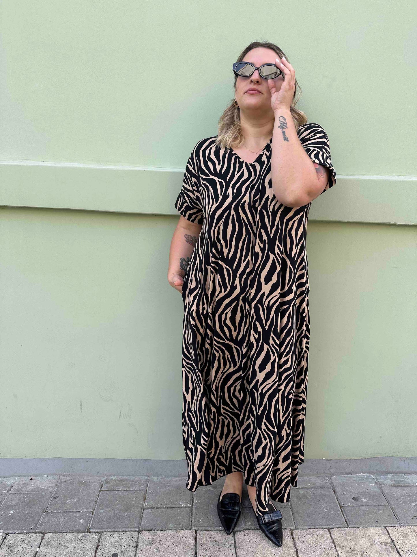 שמלת תכבסי לפעמים -זברה ניוד