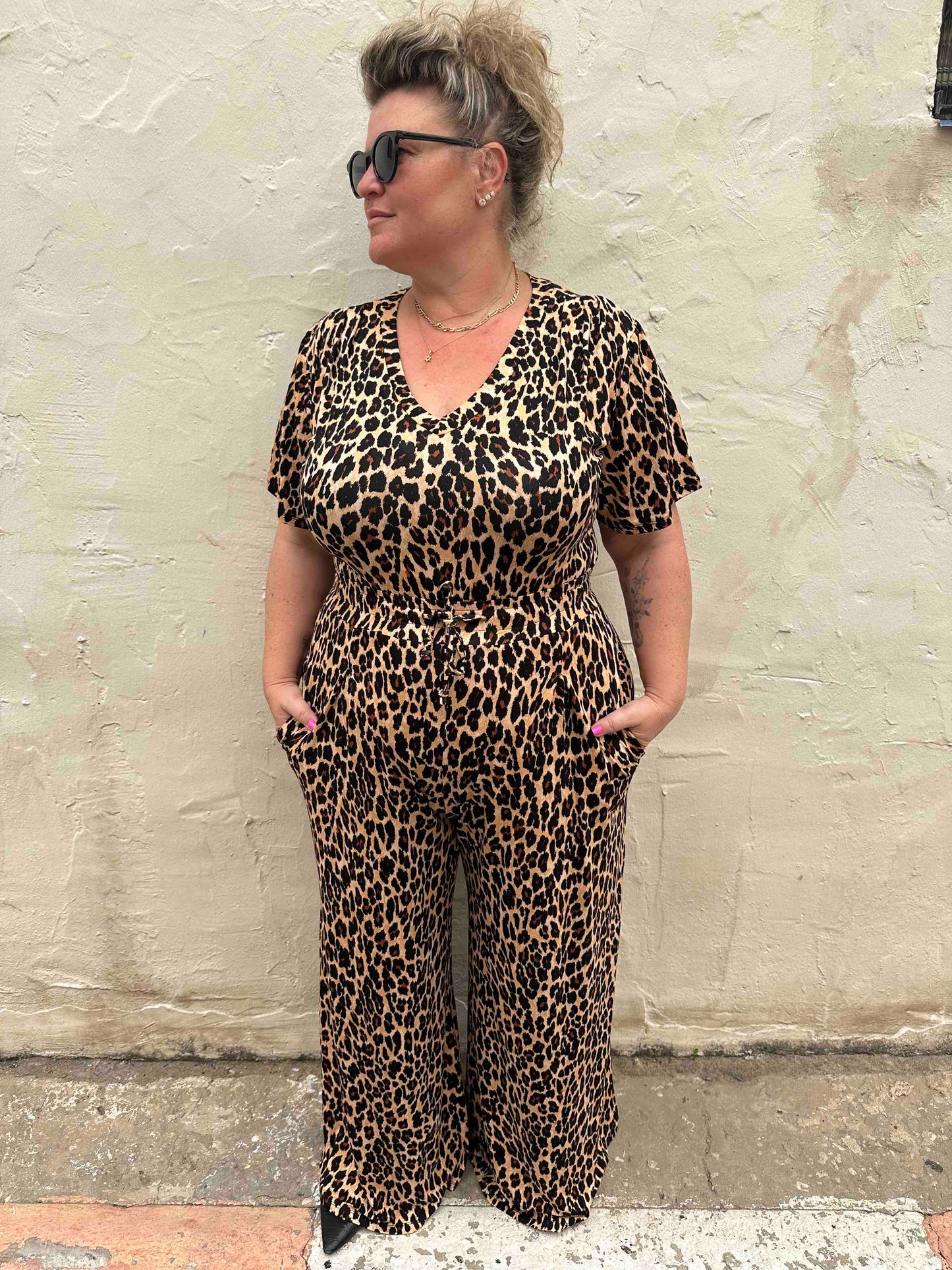 מכנסי מולי - מנומר