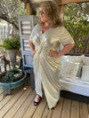 שמלת קווין סמירה - זהב מבריק