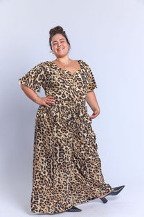 מכנסי לולה- חברבורות גדולות צהבהב ואפל