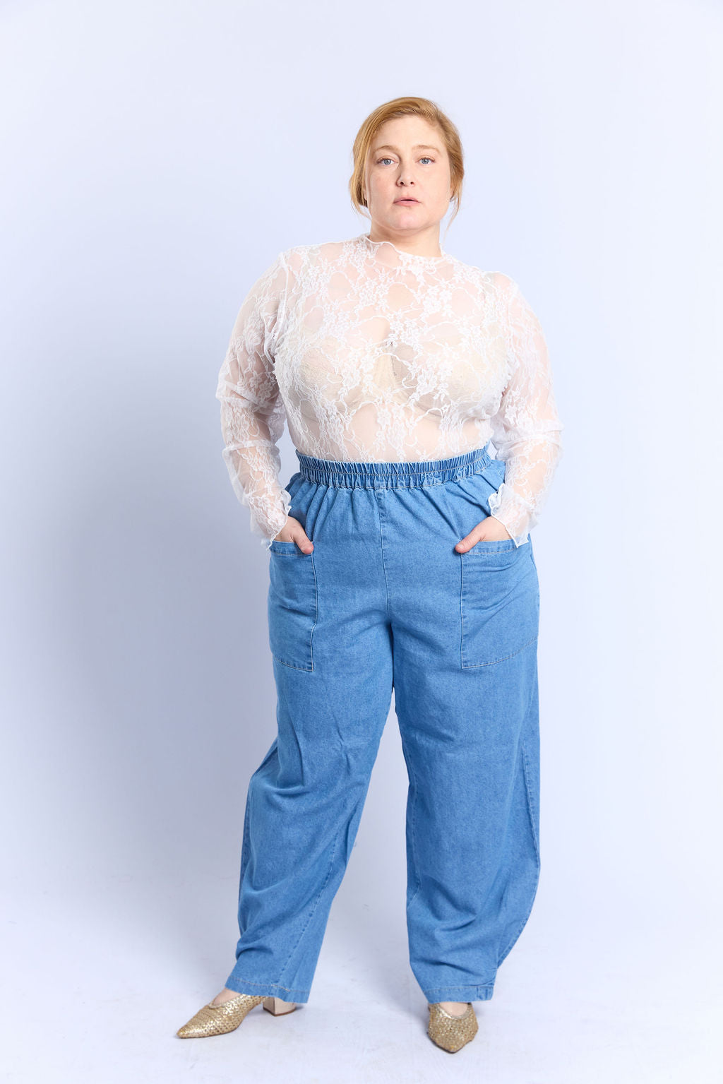 מכנסי ג׳ינס שרשר