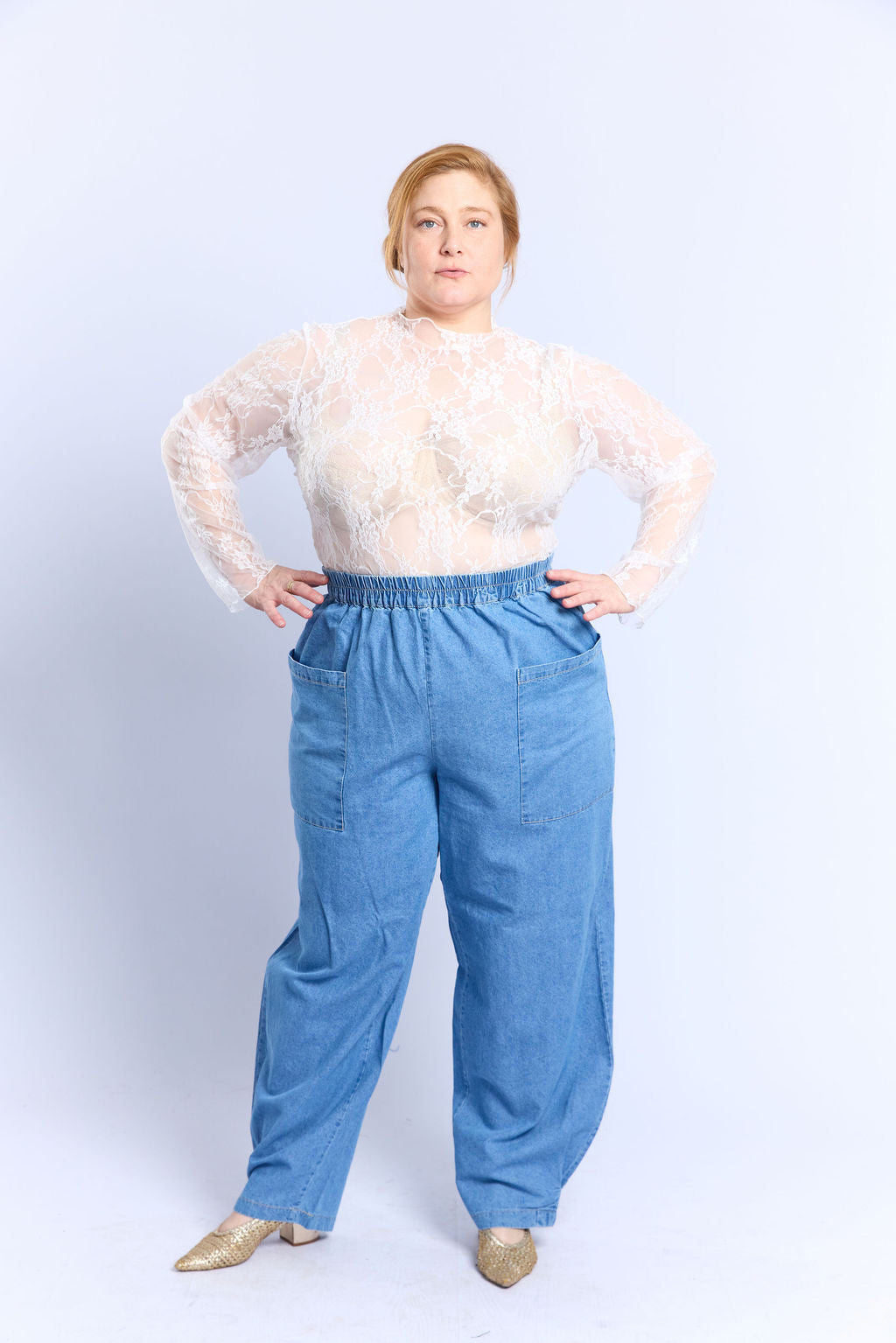 מכנסי ג׳ינס שרשר