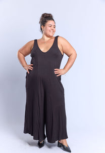 אוברול לוקאס - שחור