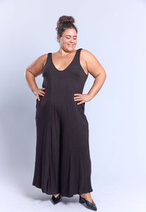 אוברול לוקאס - שחור