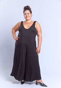 אוברול לוקאס - שחור