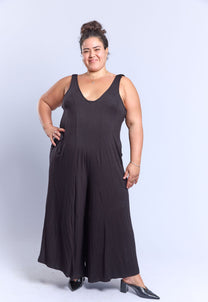 אוברול לוקאס - שחור