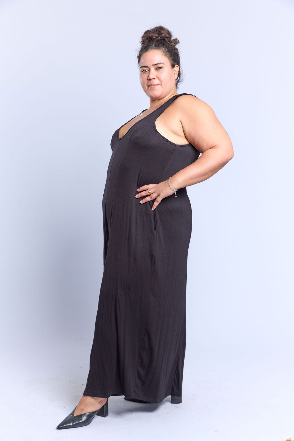 אוברול לוקאס - שחור