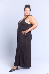 אוברול לוקאס - שחור