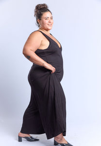 אוברול לוקאס - שחור