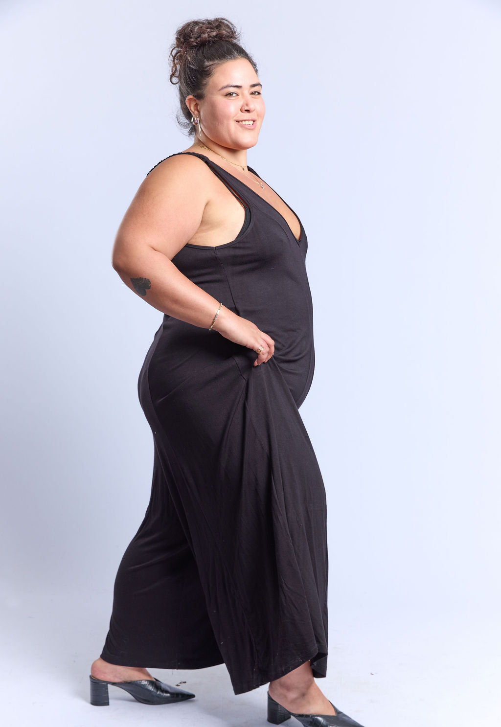 אוברול לוקאס - שחור