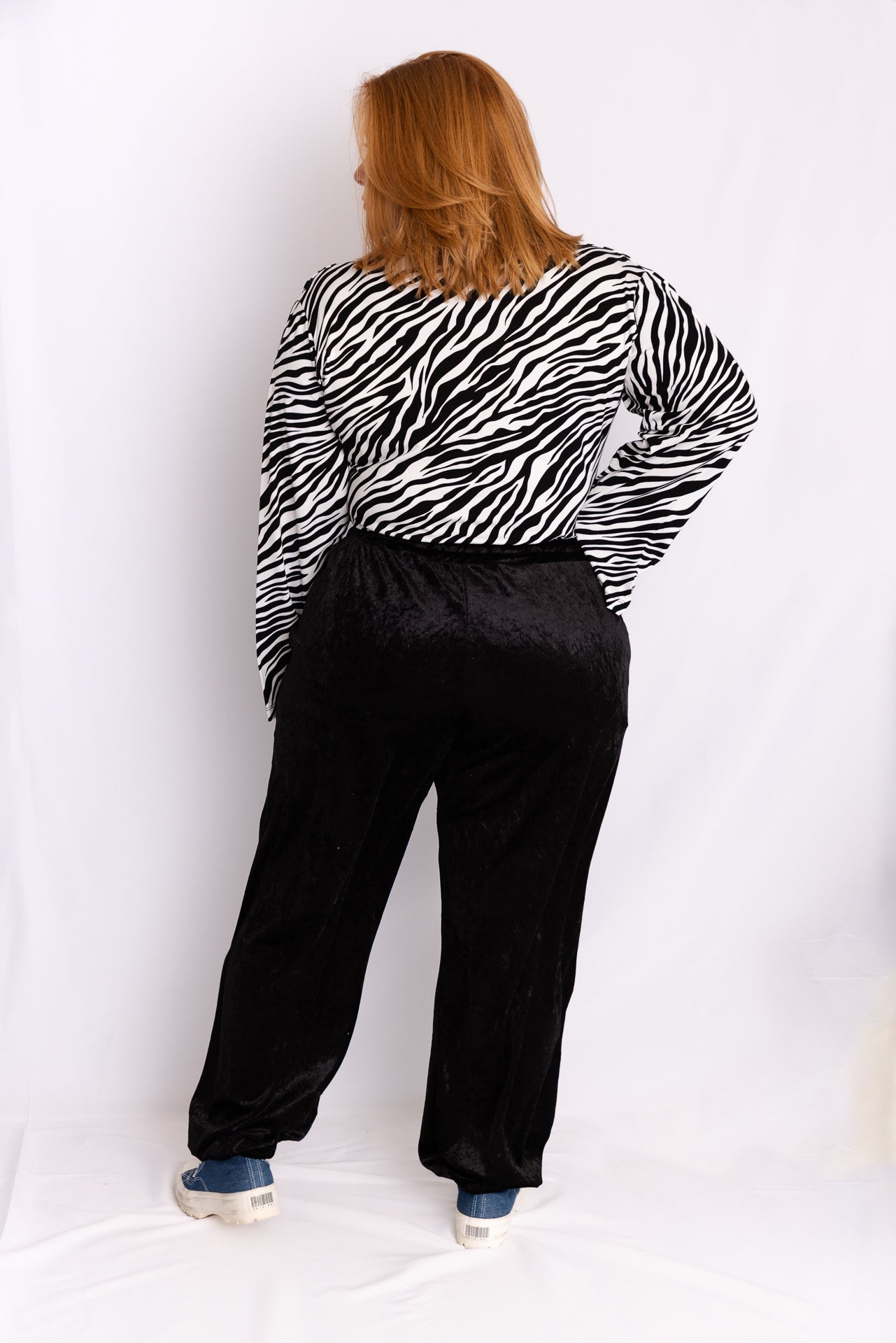 טישירט לא מורידה - זברה שחור לבן