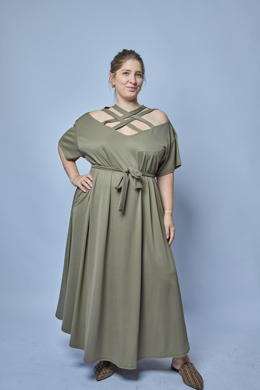 שמלת ביונסה  - ירוק