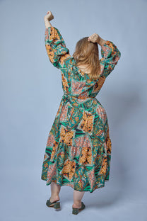 שמלת שושנה - ירוק שגעון