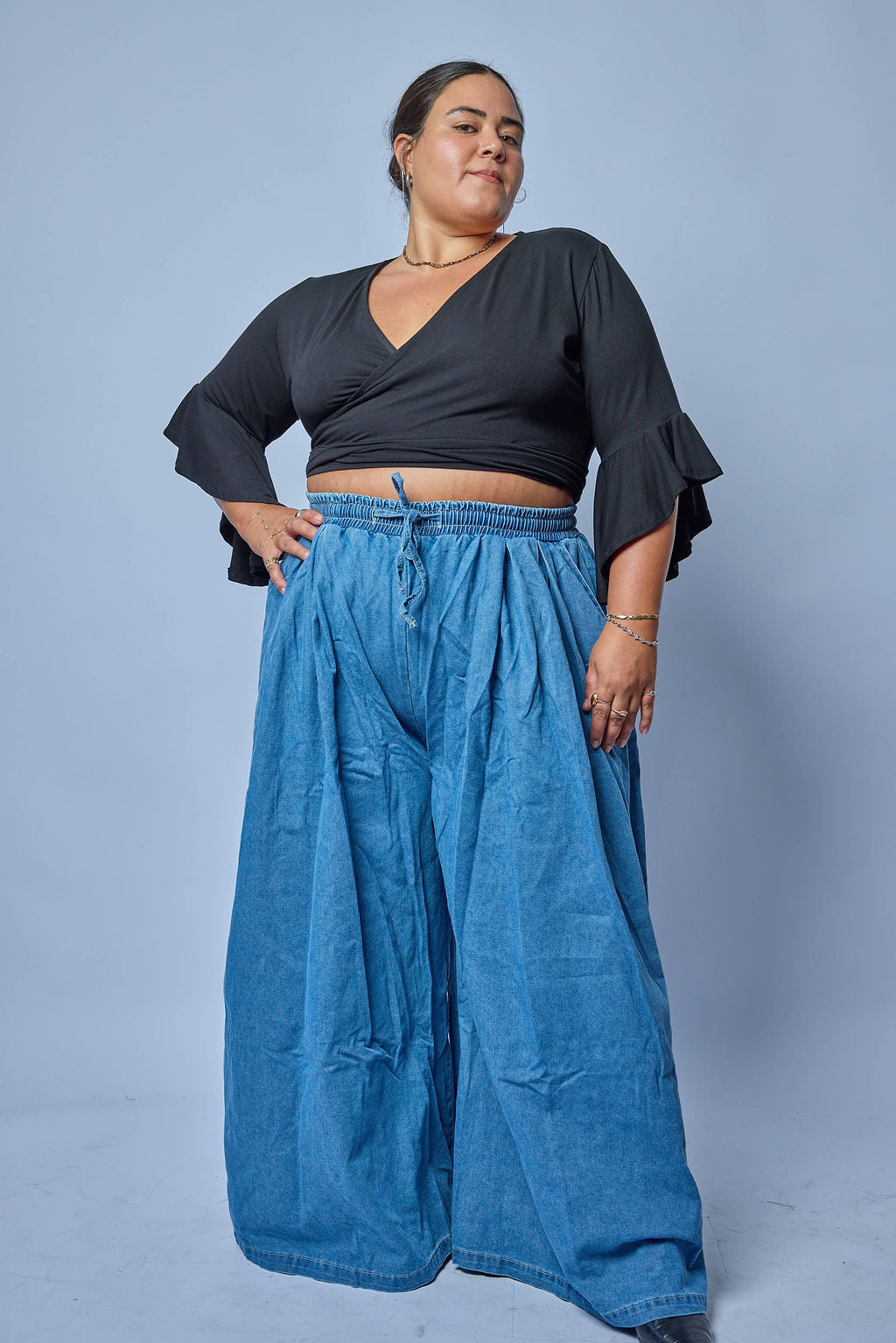ג׳ינס אנדריאה זאקרמן- כחול