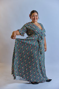 שמלת סיסי - צבעוני