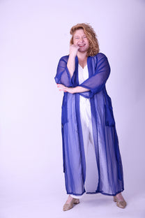 קימונו אבו אלי - כחול