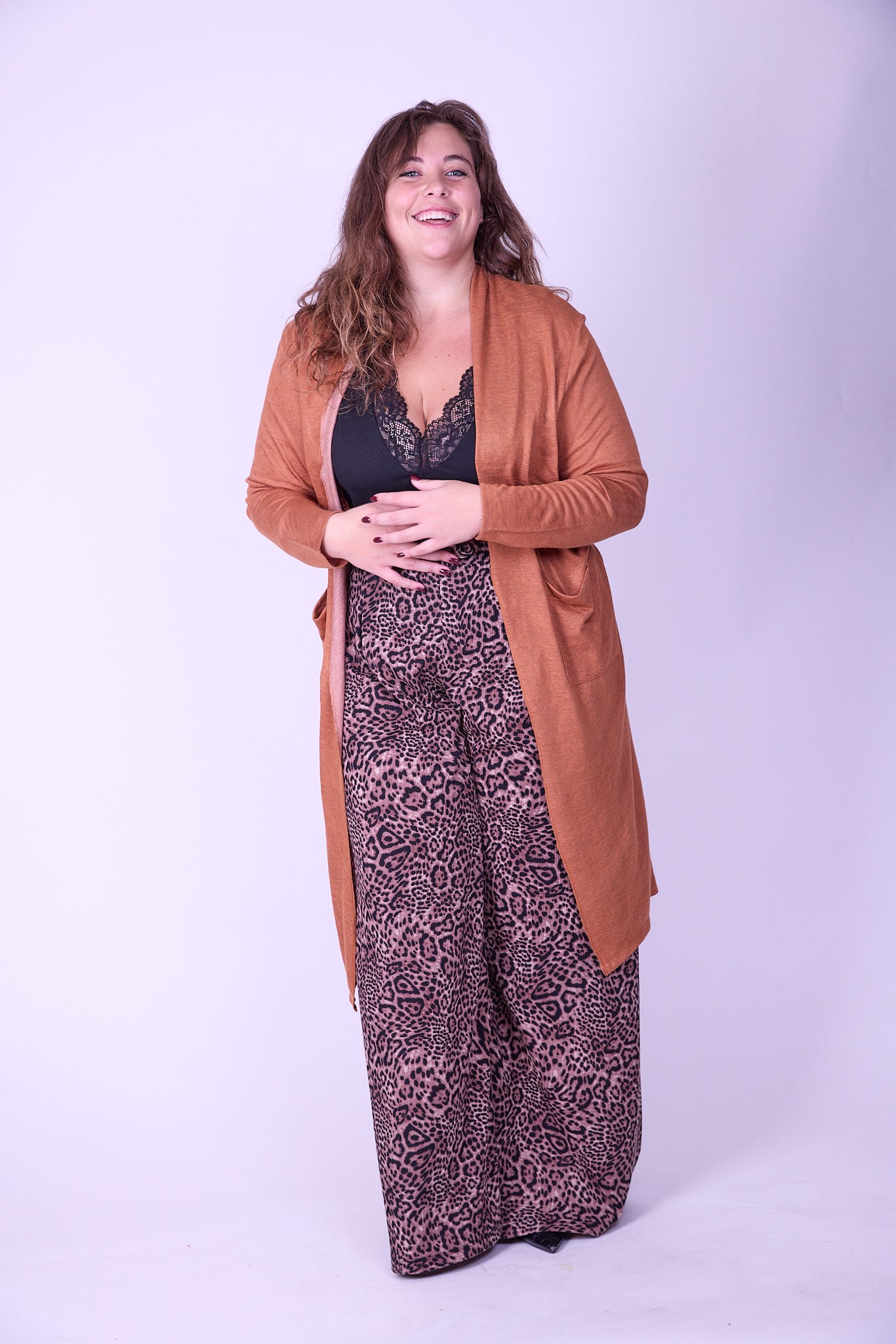 מכנסי מולי - חברבורות קטנות חומות ואפל