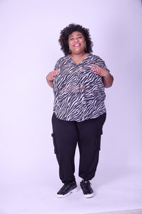 חולצת זה בול אני - זברה שיפון