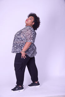 חולצת זה בול אני - זברה שיפון