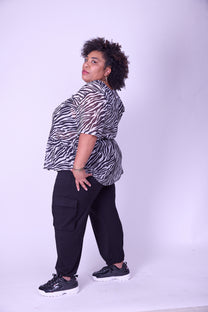 חולצת זה בול אני - זברה שיפון