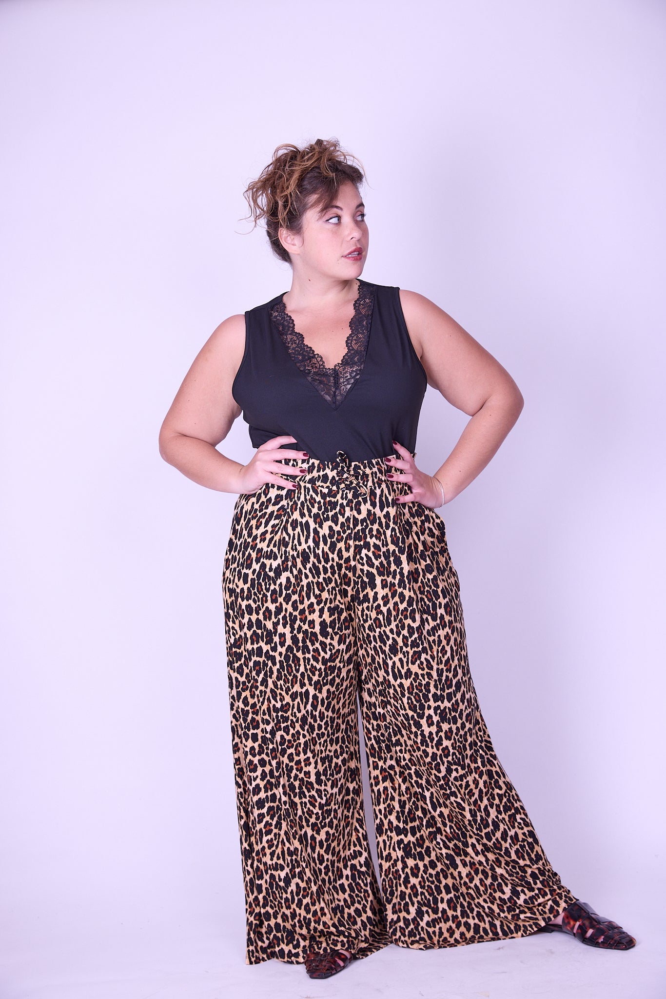 מכנסי מולי - מנומר