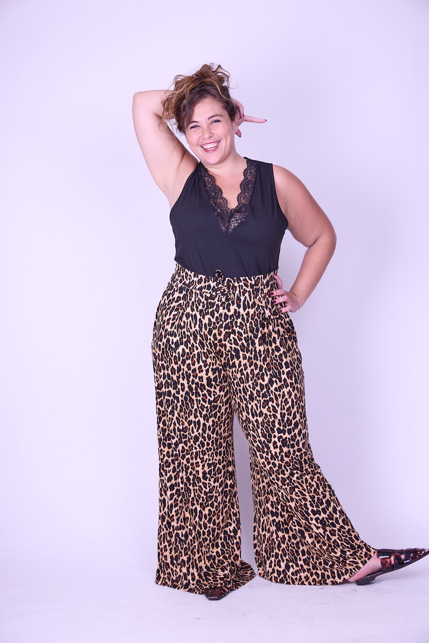 מכנסי מולי - מנומר