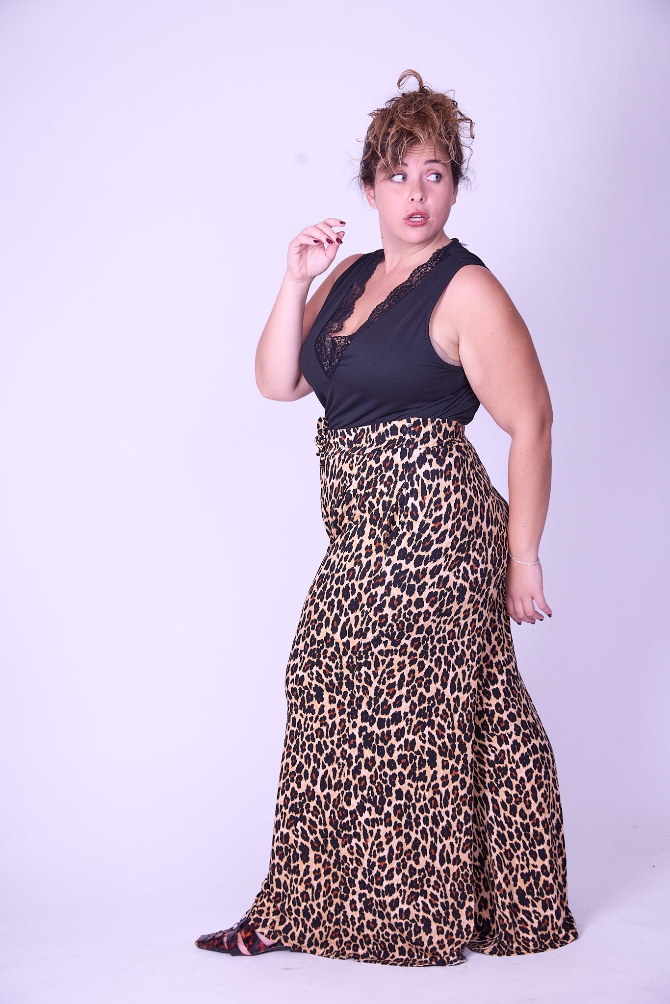 מכנסי מולי - מנומר