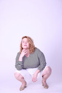 מכנסי החלומות - לבן תחרה לייקרה