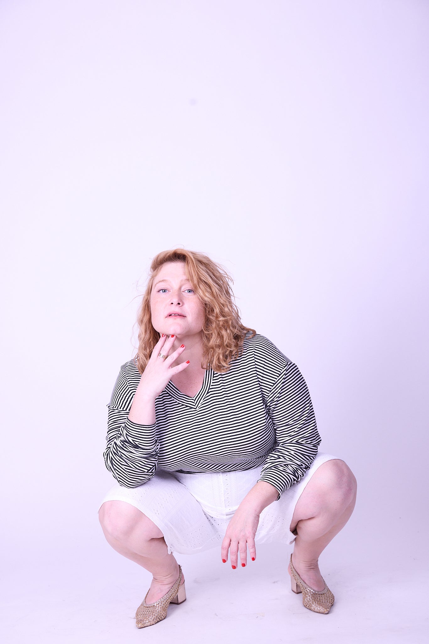 מכנסי החלומות - לבן תחרה לייקרה