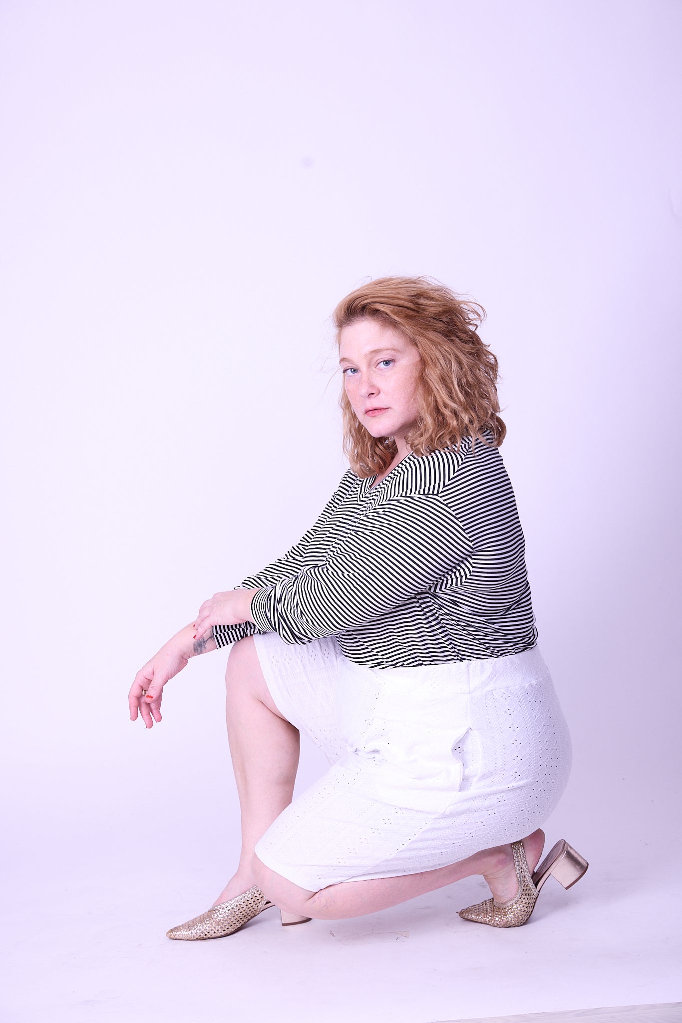 מכנסי החלומות - לבן תחרה לייקרה