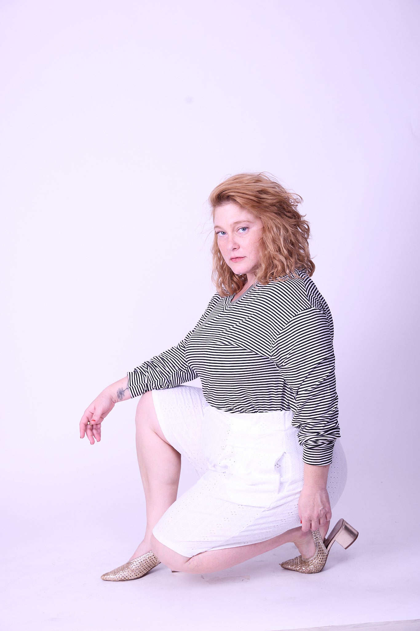 מכנסי החלומות - לבן תחרה לייקרה