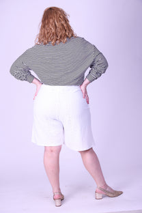 מכנסי החלומות - לבן תחרה לייקרה