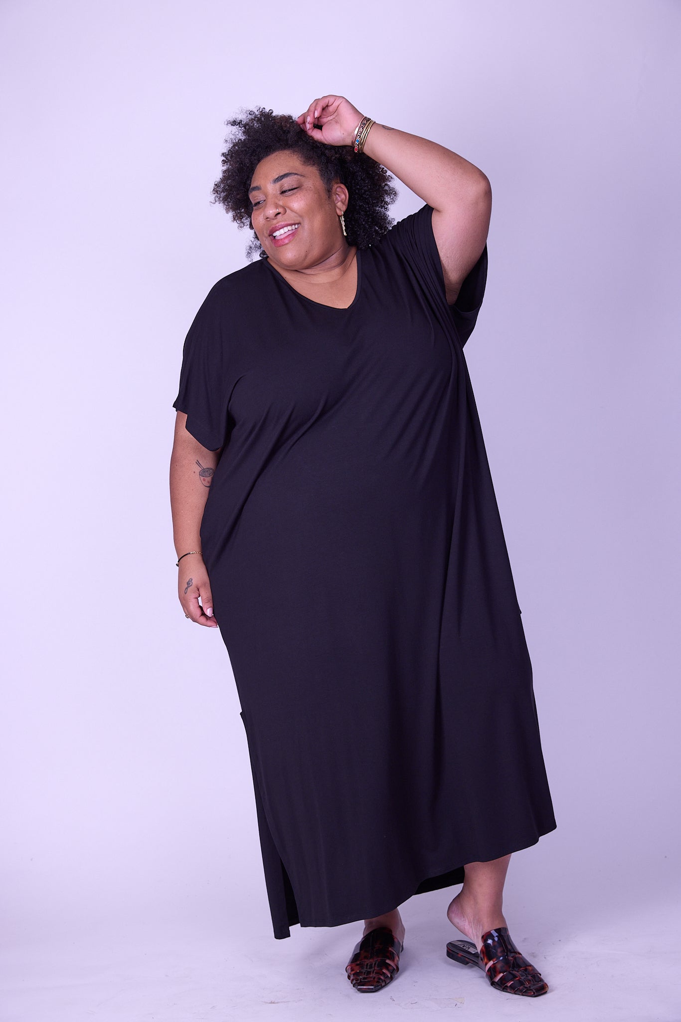 שמלת איביזה- שחור