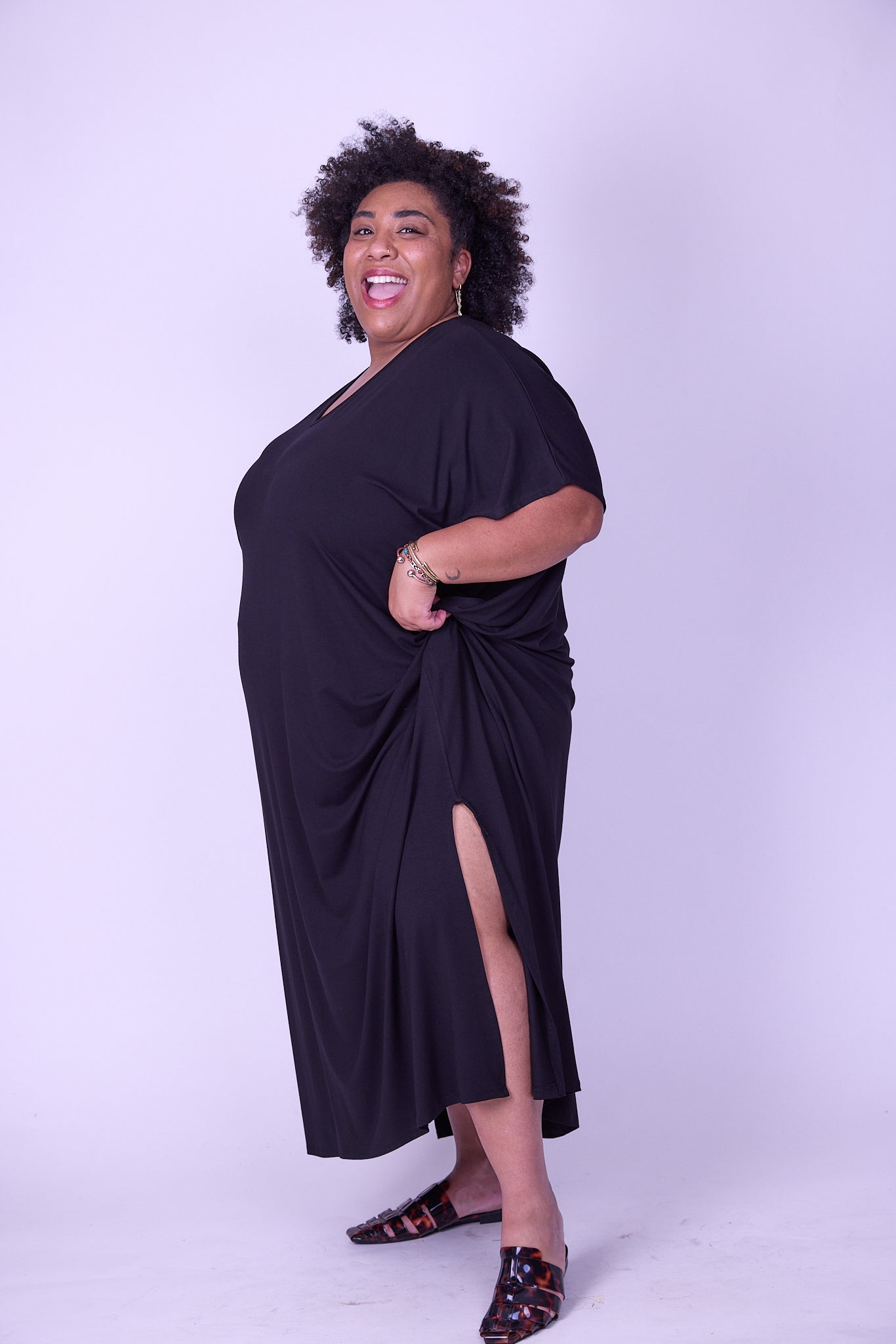 שמלת איביזה- שחור