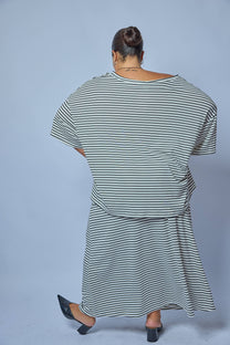 טישירט אוברסייז ריטה - פסים