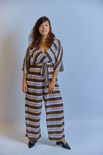 אוברול לני - רטרו פסים