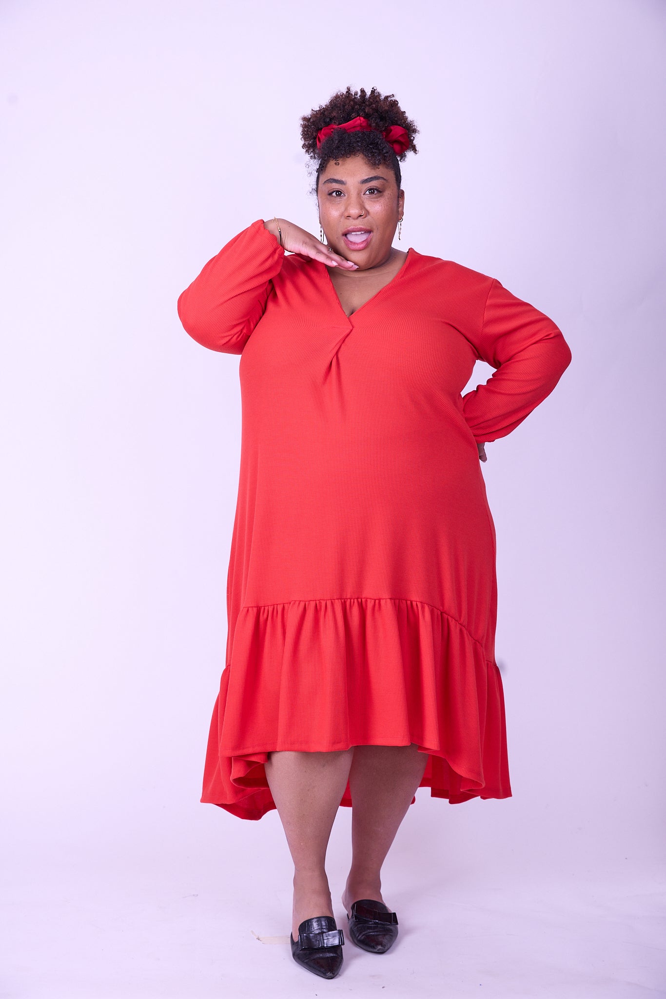 שמלת מלכת החרטות- אדום ואפל