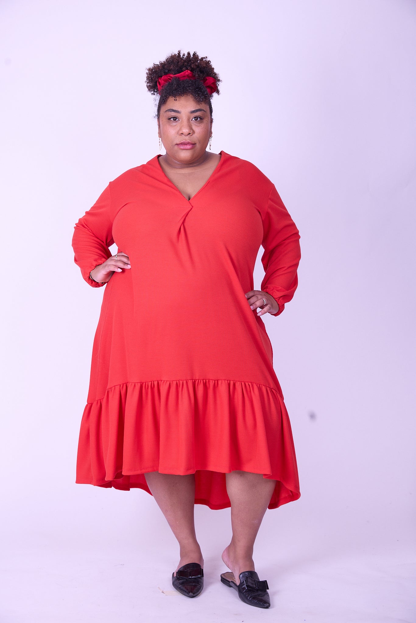 שמלת מלכת החרטות- אדום ואפל