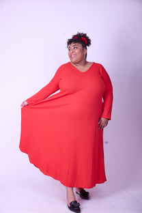 שמלת תכבסי לפעמים - אדום ואפל