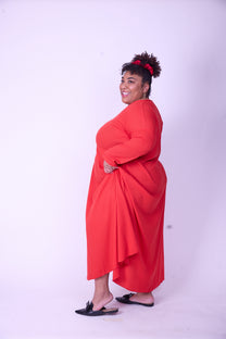 שמלת תכבסי לפעמים - אדום ואפל