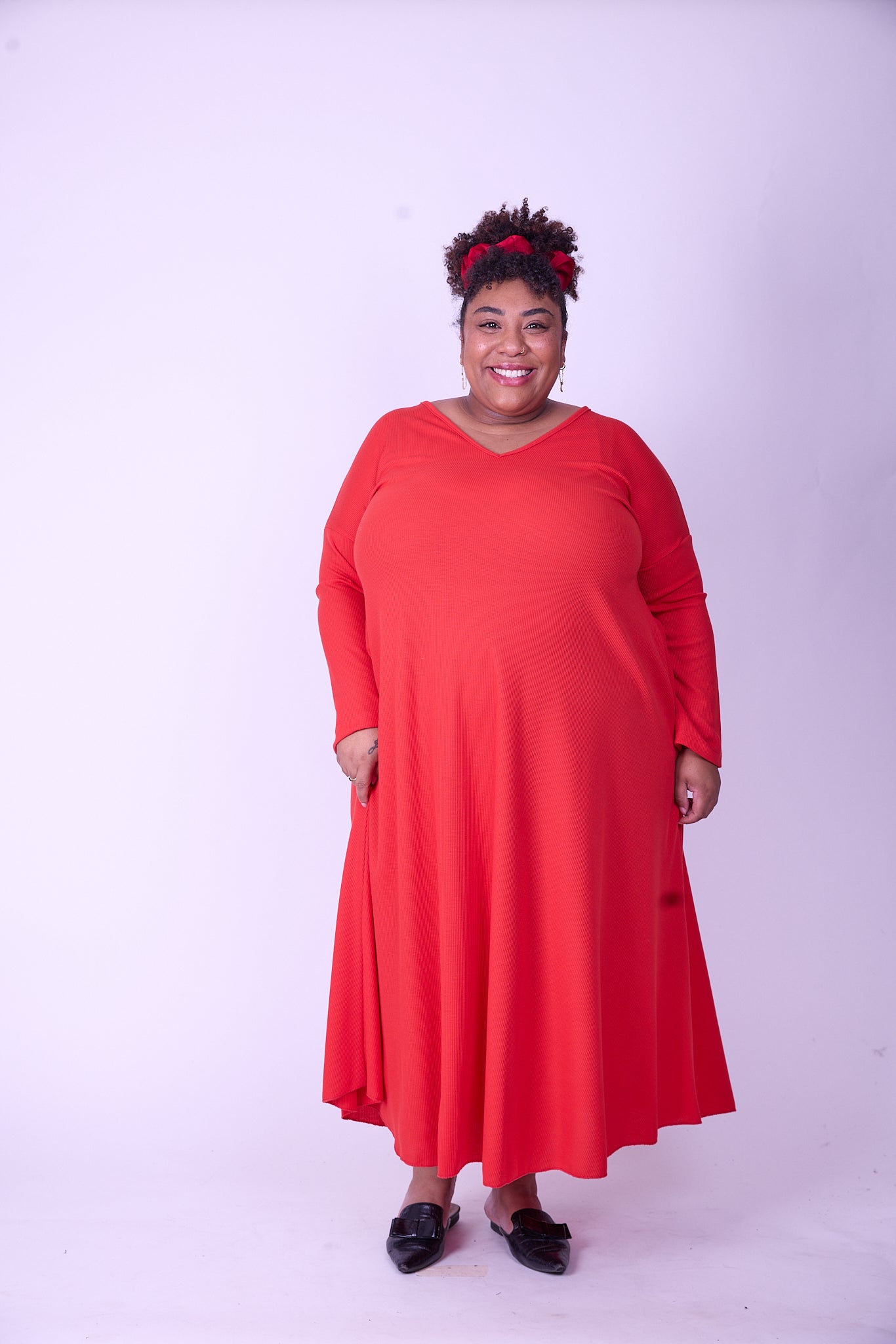 שמלת תכבסי לפעמים - אדום ואפל