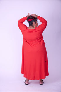 שמלת תכבסי לפעמים - אדום ואפל