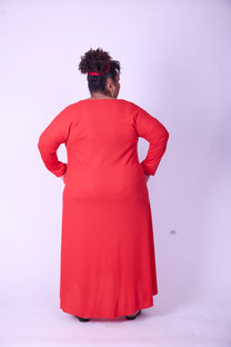 שמלת תכבסי לפעמים - אדום ואפל