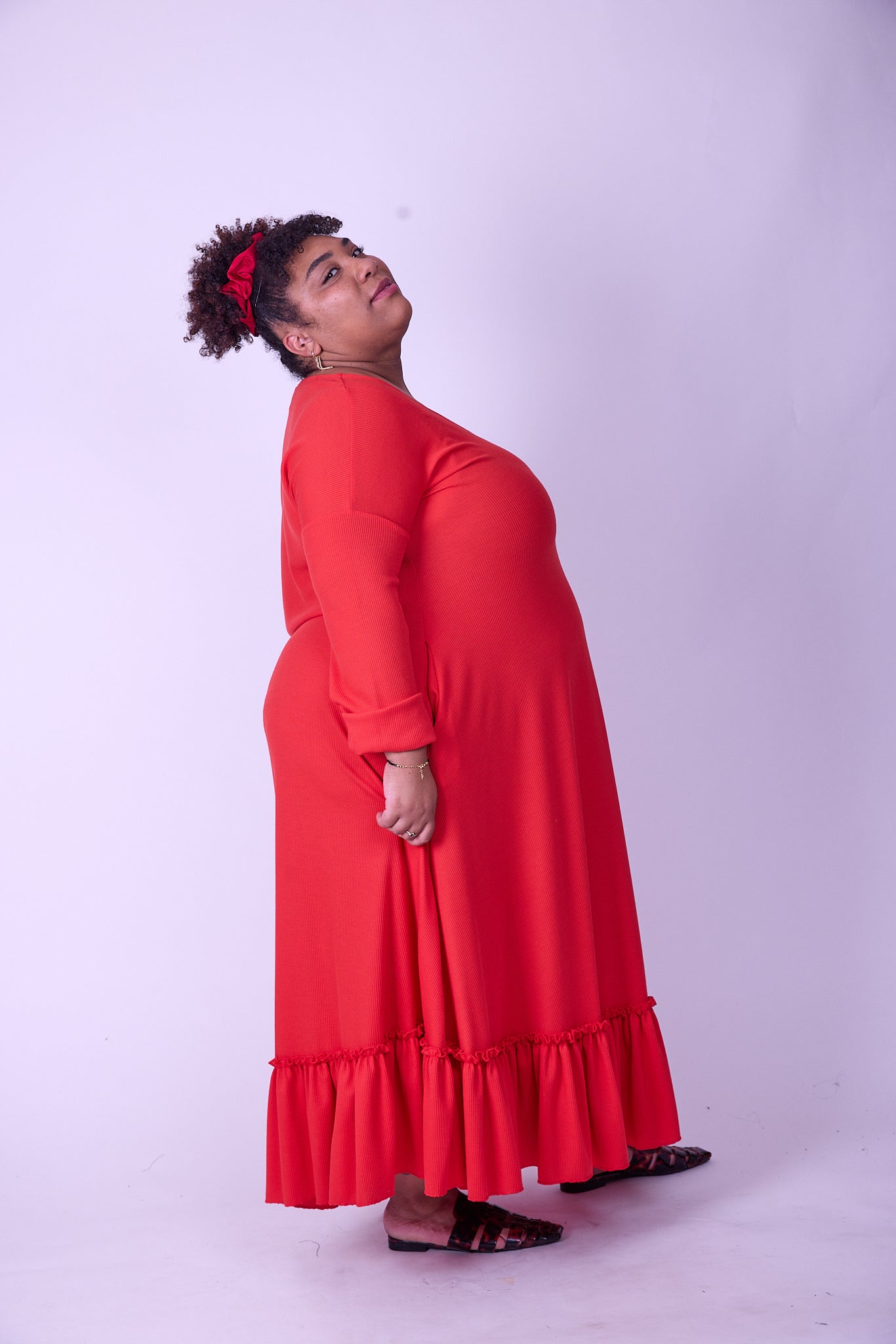 שמלת קוקו ממרוקו - אדום ואפל