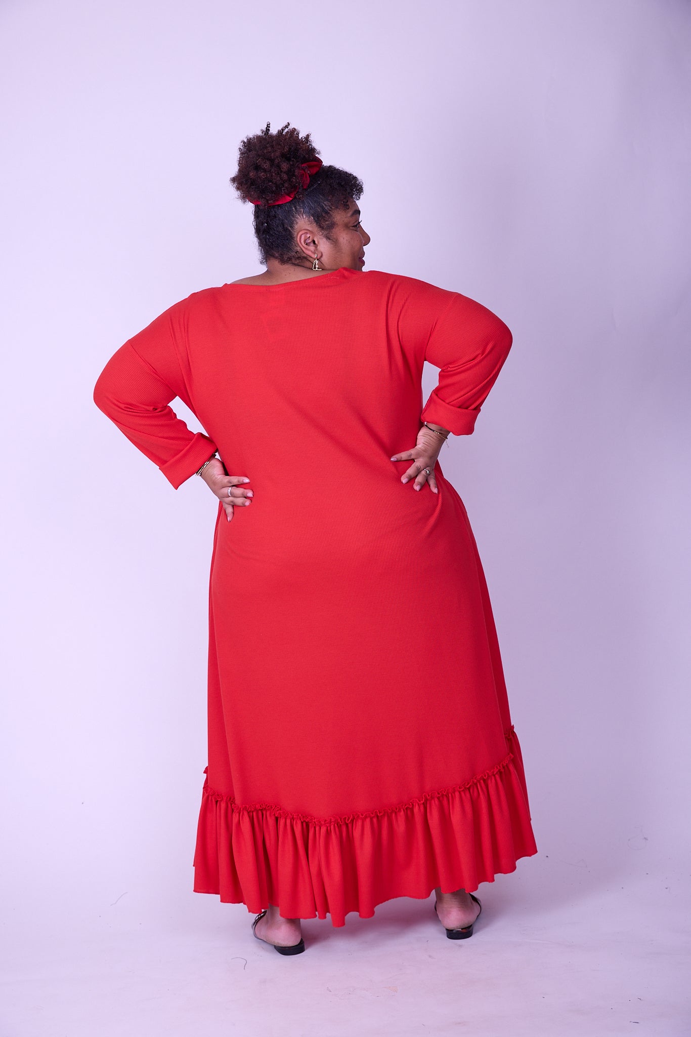 שמלת קוקו ממרוקו - אדום ואפל