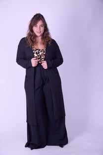 מכנסי מולי - שחור ואפל